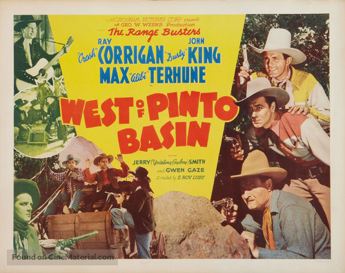 West of Pinto Basin - Movie Poster