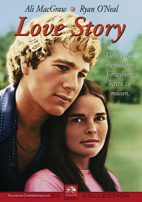 Love Story - German DVD movie cover