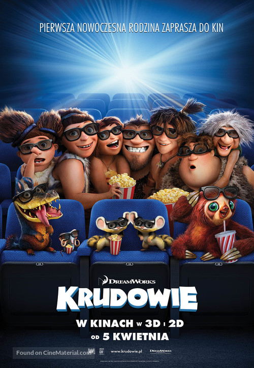 The Croods - Polish Movie Poster