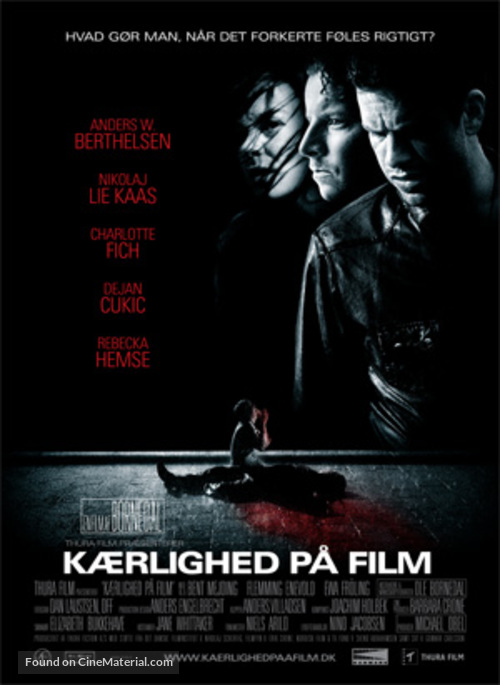 K&aelig;rlighed p&aring; film - Danish Movie Poster