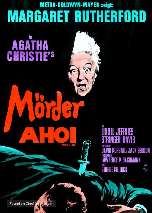 Murder Ahoy - German Movie Poster