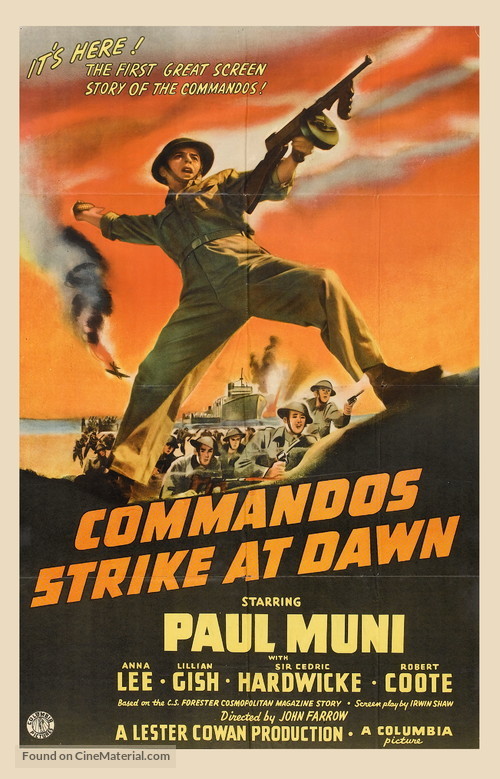 Commandos Strike at Dawn - Movie Poster