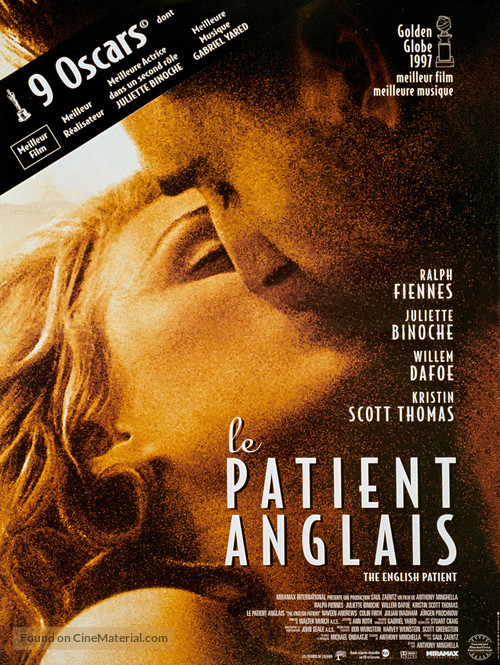 The English Patient - French Movie Poster