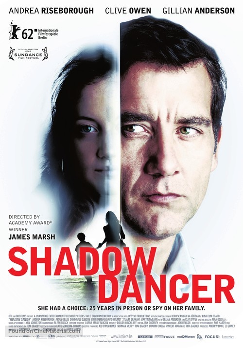 Shadow Dancer - Belgian Movie Poster