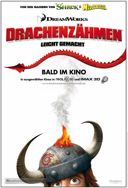 How to Train Your Dragon - German Movie Poster