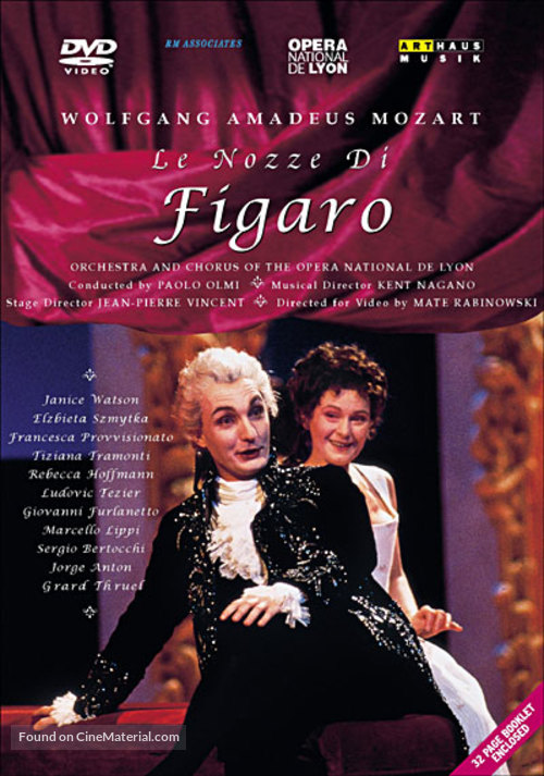 Le nozze di Figaro - French DVD movie cover