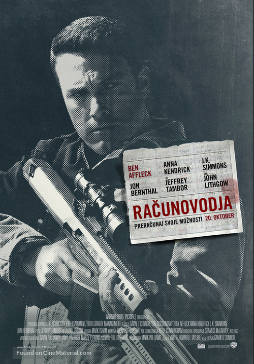 The Accountant - Slovenian Movie Poster