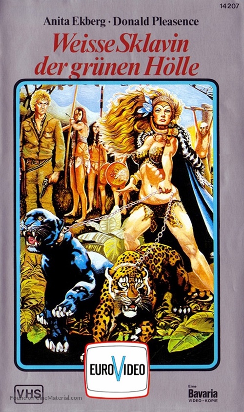 Gold of the Amazon Women - German VHS movie cover