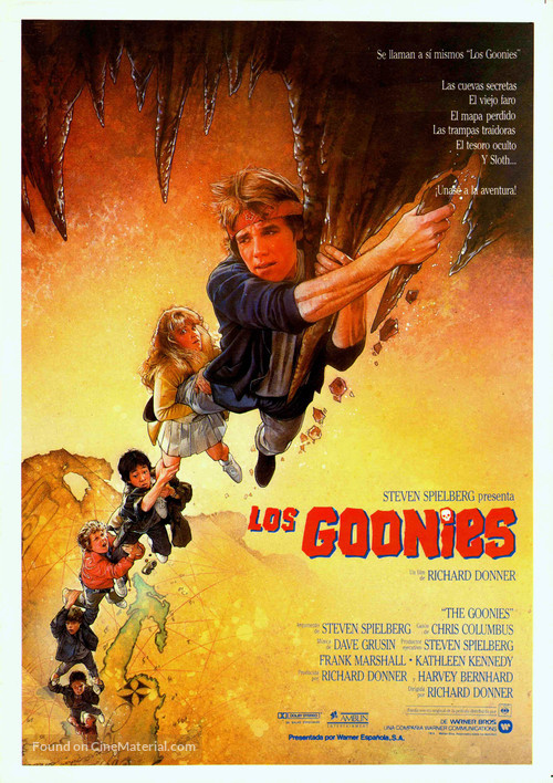 The Goonies - Spanish Movie Poster