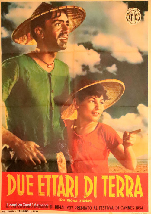 Do Bigha Zamin - Italian Movie Poster