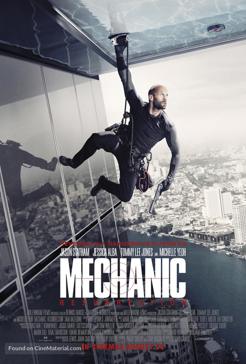 Mechanic: Resurrection - British Movie Poster