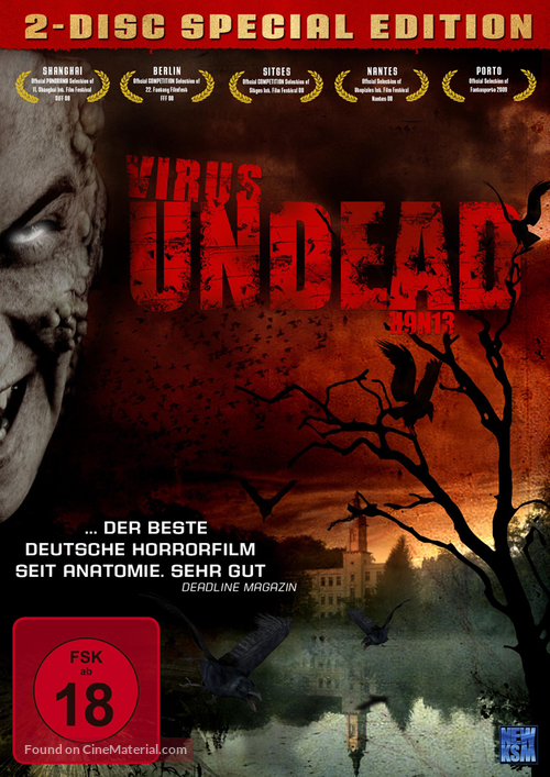 Virus Undead - German DVD movie cover