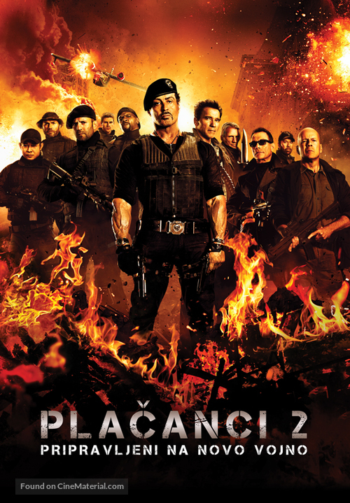 The Expendables 2 - Slovenian Movie Poster