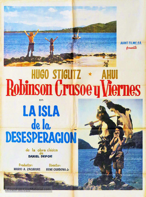 Robinson y Viernes en la isla encantada - Mexican Movie Poster