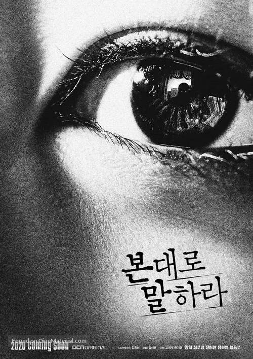 &quot;Tell Me What You Saw&quot; - South Korean Movie Poster