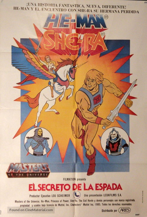 The Secret of the Sword - Argentinian Movie Poster