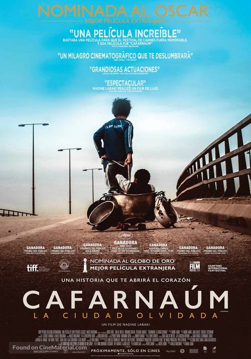 Cafarna&uacute;m - Argentinian Movie Poster