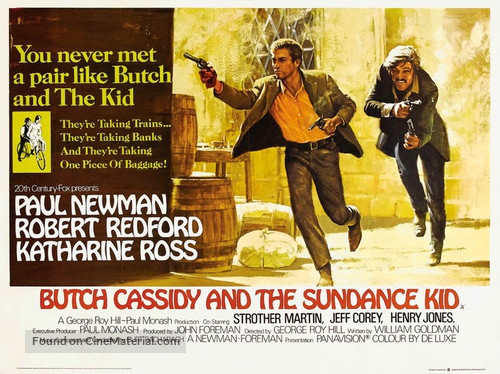 Butch Cassidy and the Sundance Kid - British Movie Poster
