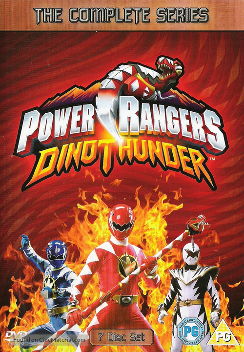 &quot;Power Rangers DinoThunder&quot; - British DVD movie cover