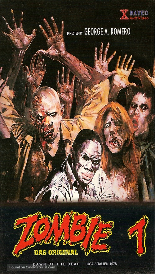 Dawn of the Dead - German VHS movie cover