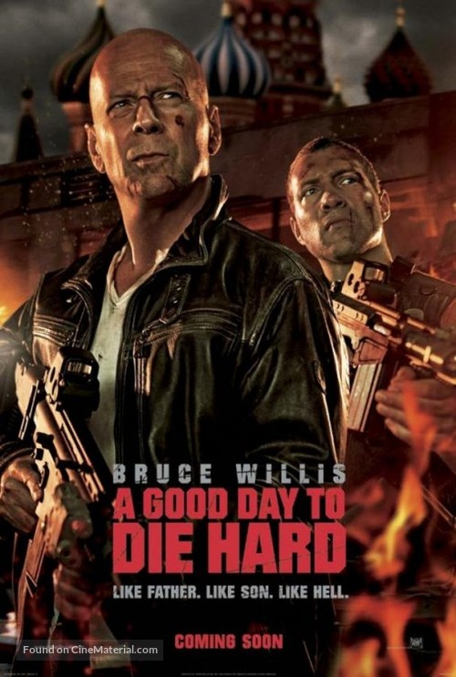 A Good Day to Die Hard - British Movie Poster