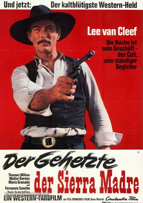 La resa dei conti - German Movie Poster