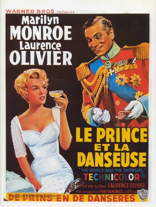 The Prince and the Showgirl - Belgian Movie Poster