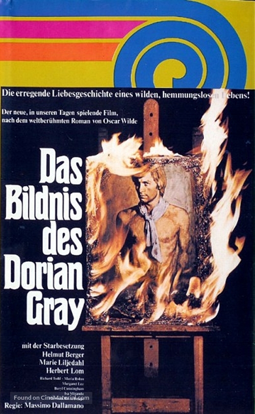 Das Bildnis des Dorian Gray - German VHS movie cover
