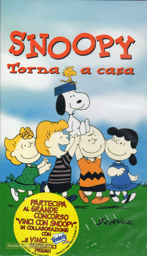 Snoopy Come Home - Italian Movie Cover