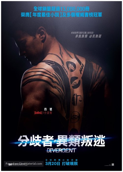 Divergent - Hong Kong Movie Poster