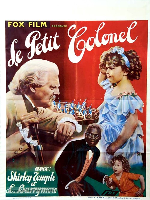 The Little Colonel - Belgian Movie Poster
