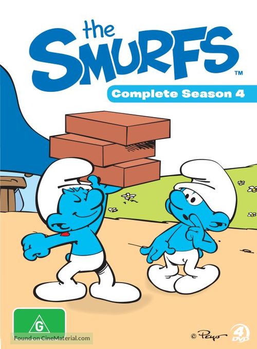 &quot;Smurfs&quot; - Australian DVD movie cover
