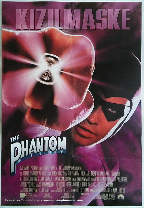 The Phantom - Turkish Movie Poster
