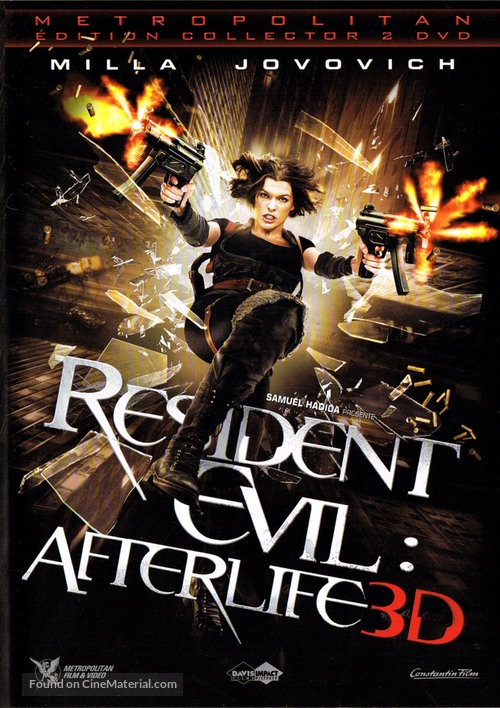 Resident Evil: Afterlife - French DVD movie cover