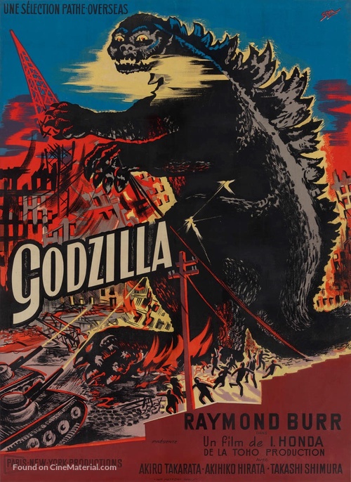 Gojira - French Movie Poster