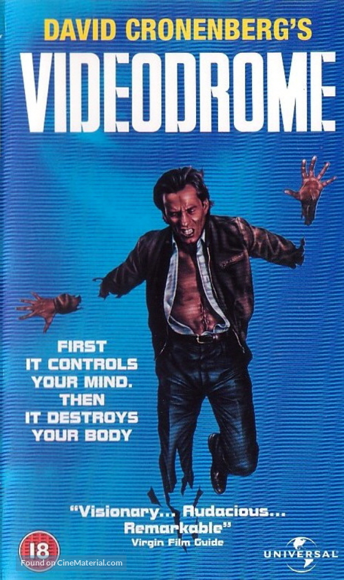 Videodrome - British VHS movie cover