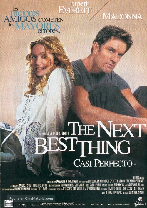 The Next Best Thing - Spanish poster