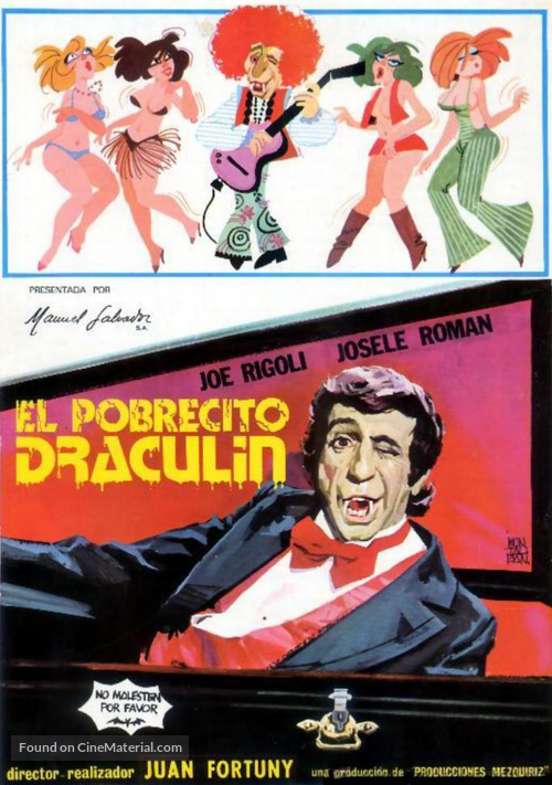 El pobrecito Dracul&iacute;n - Spanish Movie Poster