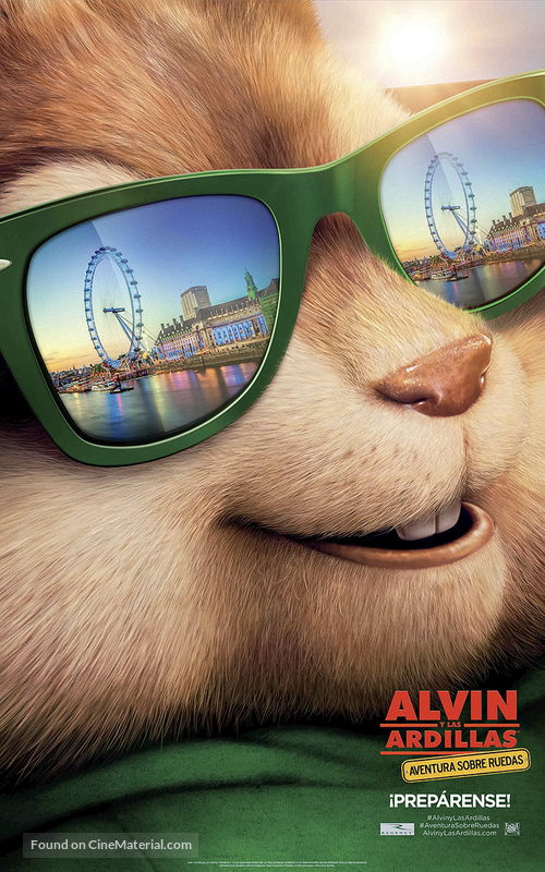 Alvin and the Chipmunks: The Road Chip - Mexican Movie Poster