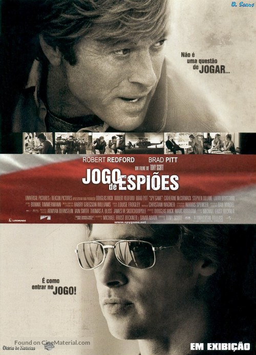 Spy Game - Portuguese Movie Poster
