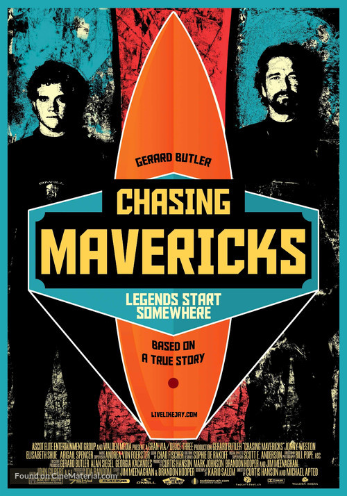 Chasing Mavericks - Swiss Movie Poster