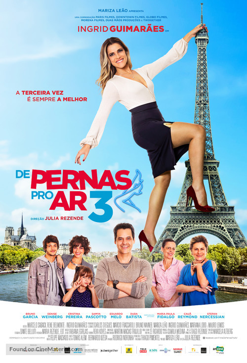 De Pernas pro Ar 3 - Brazilian Movie Poster