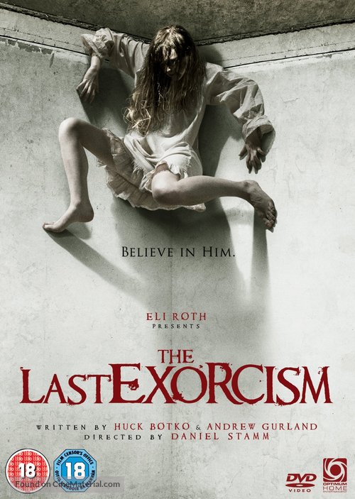 The Last Exorcism - British DVD movie cover