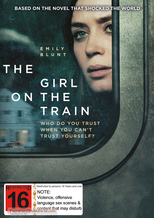 The Girl on the Train - New Zealand DVD movie cover