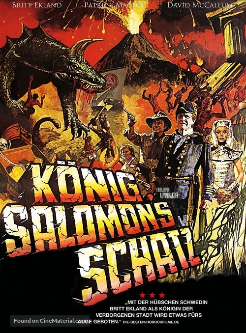 King Solomon&#039;s Treasure - German Movie Cover