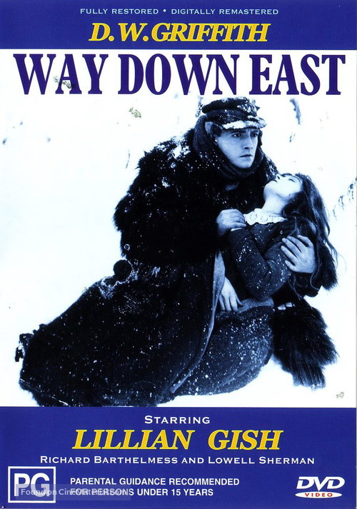 Way Down East - DVD movie cover