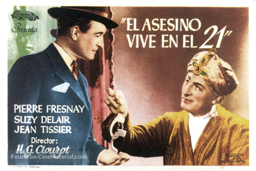 L&#039;assassin habite... au 21 - Spanish Movie Poster