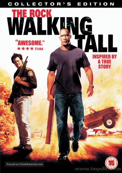 Walking Tall - British DVD movie cover