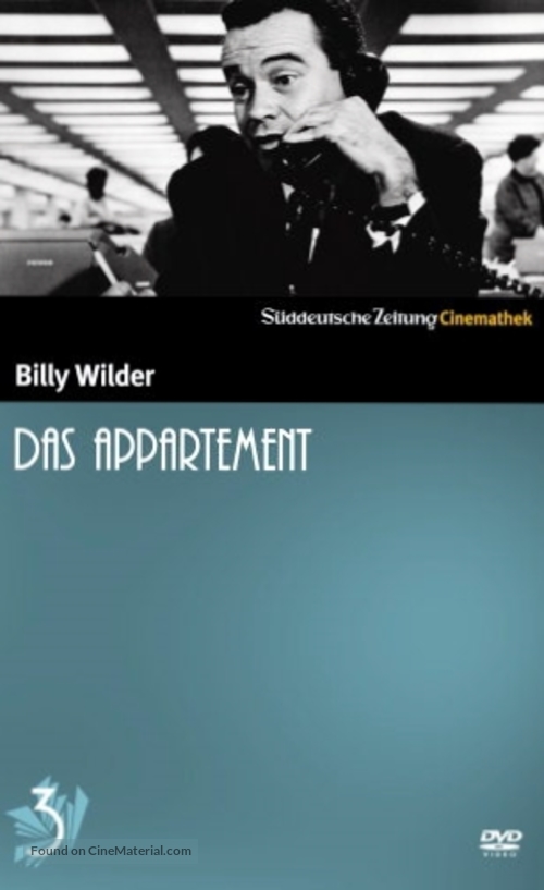 The Apartment - German DVD movie cover