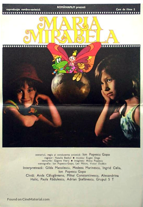 Maria, Mirabella - Romanian Movie Poster